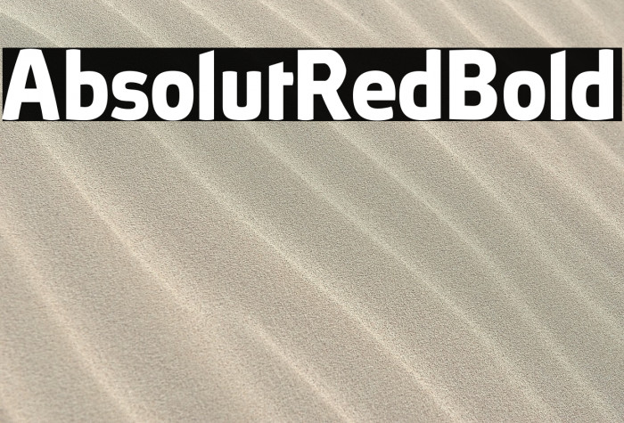 AbsolutRed-Bold Example 3