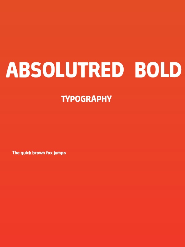 AbsolutRed-Bold Poster