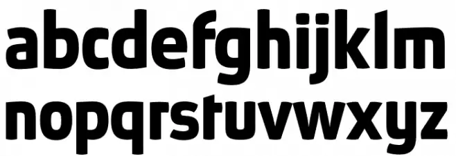 AbsolutRed-Bold Font LOWERCASE