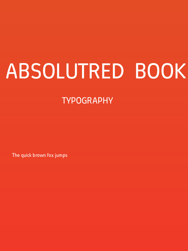 AbsolutRed-Book Poster