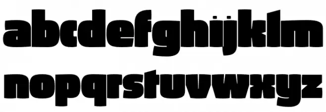 AbsolutRed-FatHead 字体 小写