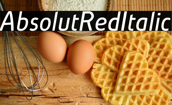 AbsolutRed-Italic Example 2