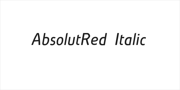 AbsolutRed-Italic Logo