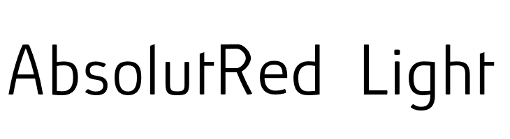 AbsolutRed-Light  font caratteri gratis