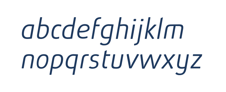 AbsolutRed-LightItalic Lowercase