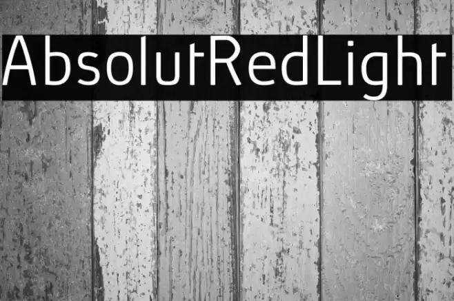 AbsolutRed-Light Font examples