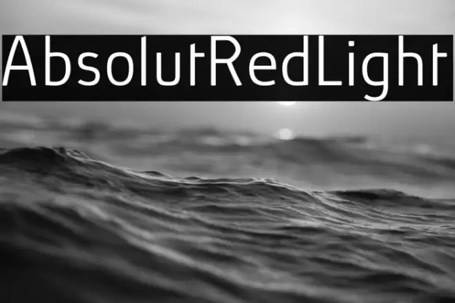 AbsolutRed-Light Font examples