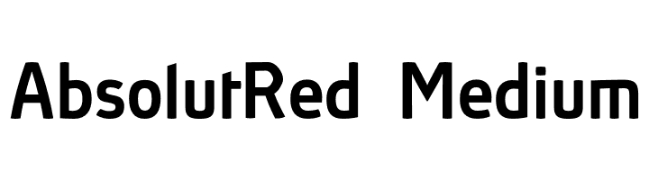 AbsolutRed-Medium  Скачать бесплатные шрифты