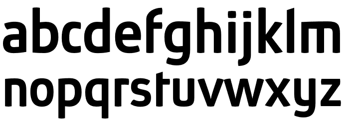 AbsolutRed-Medium Font LOWERCASE