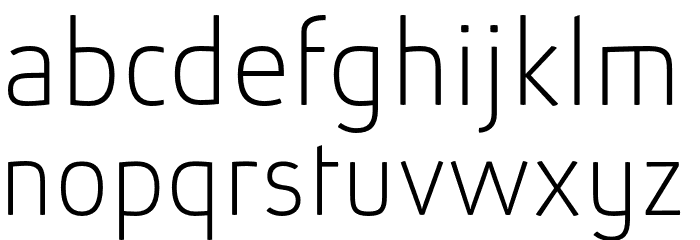 AbsolutRed-Thin Font LOWERCASE