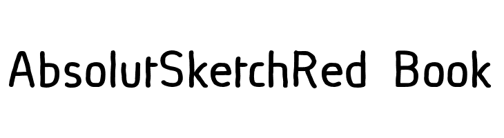 AbsolutSketchRed-Book  नि: शुल्क फ़ॉन्ट्स डाउनलोड
