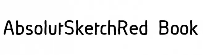 AbsolutSketchRed-Book  baixar fontes gratis