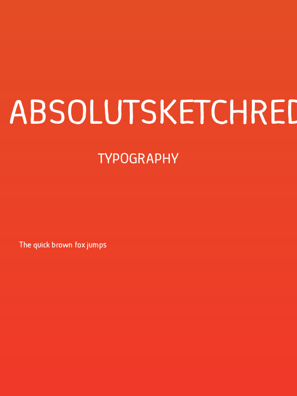 AbsolutSketchRed-Book Poster