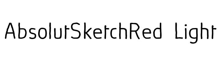 AbsolutSketchRed-Light  Скачать бесплатные шрифты