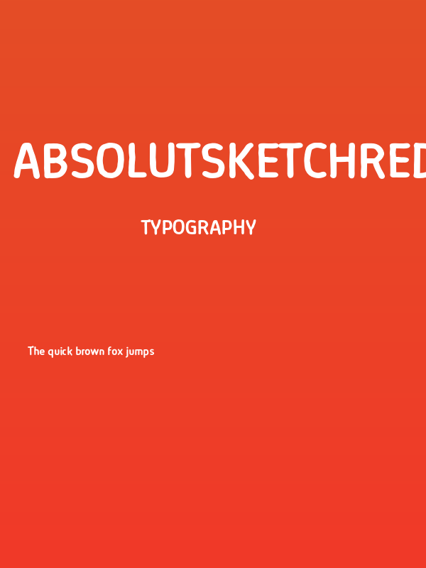AbsolutSketchRed-Medium Poster