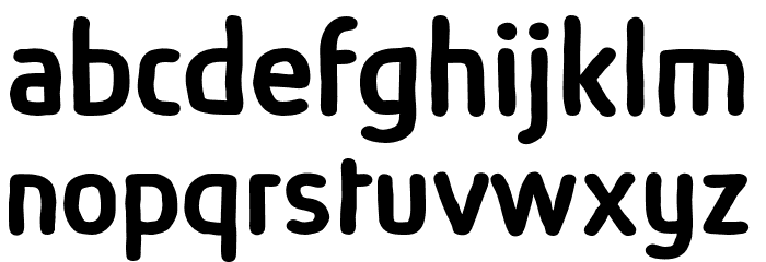 AbsolutSketchRed-Medium Font LOWERCASE