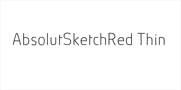 AbsolutSketchRed-Thin Logo