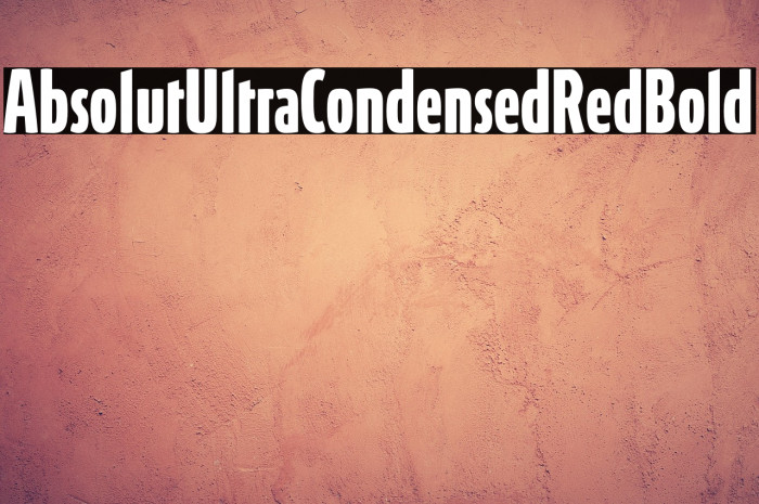 AbsolutUltraCondensedRed-Bold Example 3