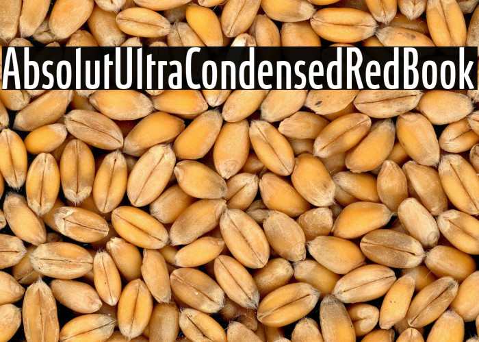 AbsolutUltraCondensedRed-Book Example 1