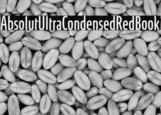 AbsolutUltraCondensedRed-Book Example 1