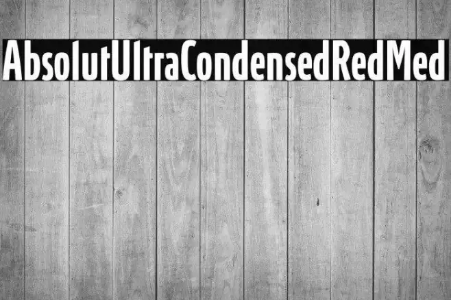 AbsolutUltraCondensedRed-Med Example 1