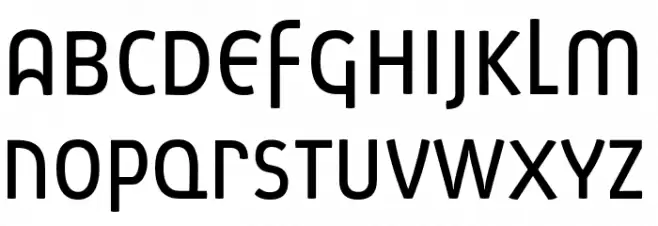 AbsolutUnicaseRed-Book 字体 大写