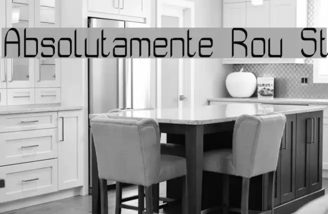 Absolutamente Rou St Font examples