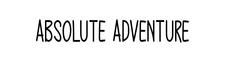 Absolute Adventure  नि: शुल्क फ़ॉन्ट्स डाउनलोड