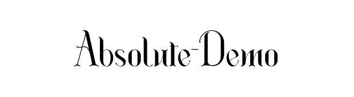 Absolute - Demo  font caratteri gratis