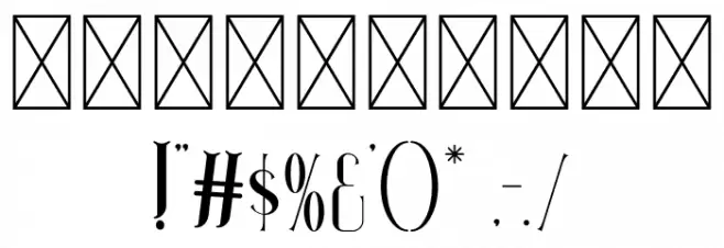 Absolute - Demo Font OTHER CHARS