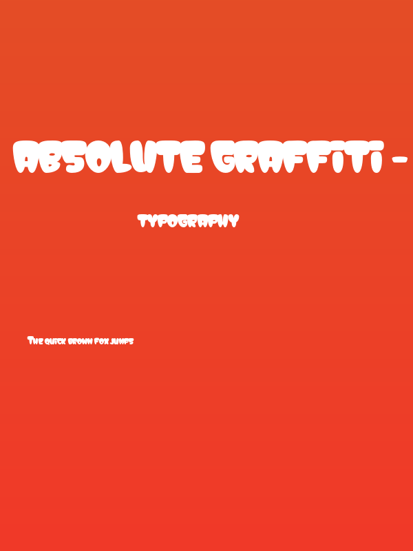 Absolute Graffiti - Demo Version Regular Poster