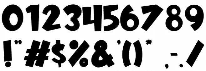 Absolute Inky Font OTHER CHARS