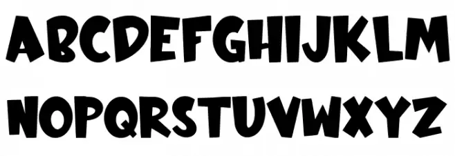 Absolute Inky Schriftart Groß