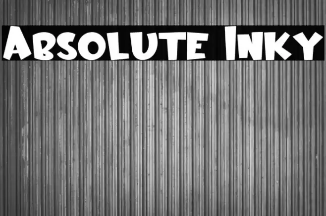 Absolute Inky Font examples
