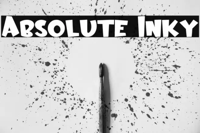 Absolute Inky Font examples