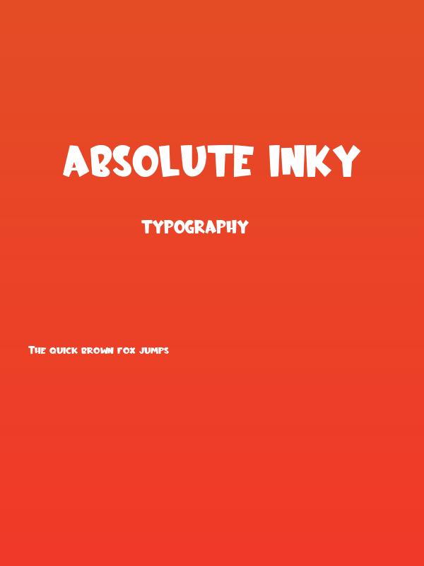 Absolute Inky Poster