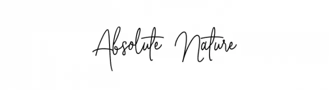 Absolute Nature  تنزيل الخطوط