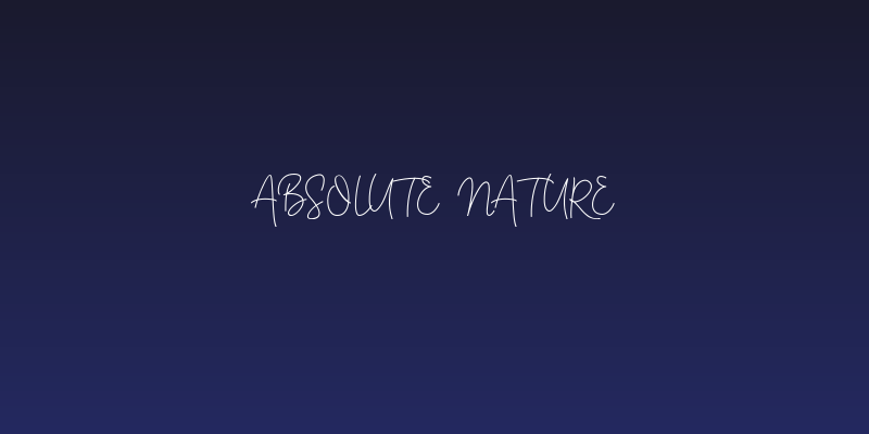 Absolute Nature Social Header