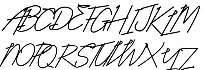 Absolute Neon Script Polices MAJUSCULES