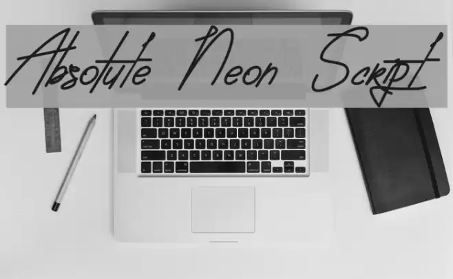 Absolute Neon Script خط examples