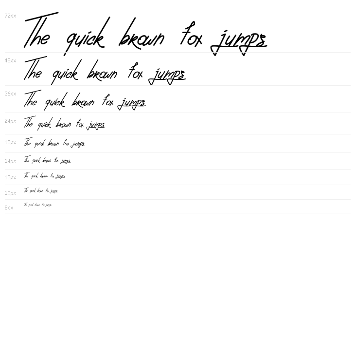 Absolute Neon Script Waterfall