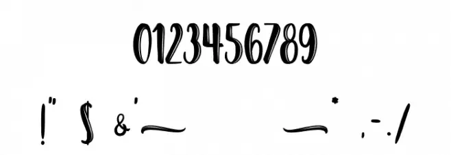 Absolute Pink - Personal Use Font OTHER CHARS