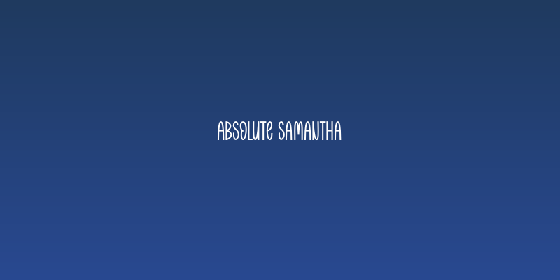 Absolute Samantha Social Header