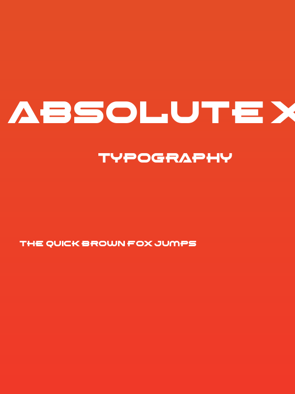 Absolute Xero Poster