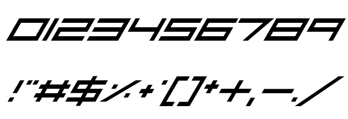 Absolute Zero Italic Fonte OUTROS PERSONAGENS