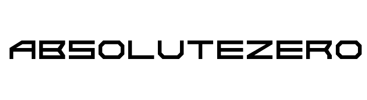 Absolute Zero Font