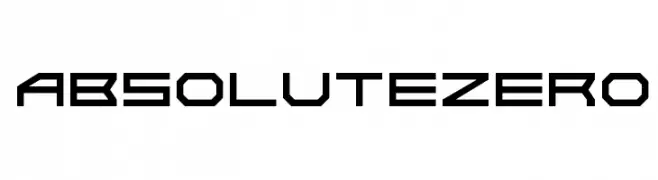 Absolute Zero  font caratteri gratis
