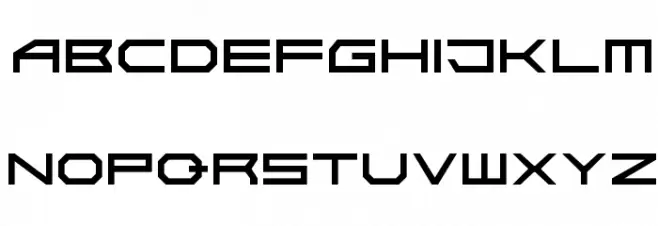 Absolute Zero 字体 大写