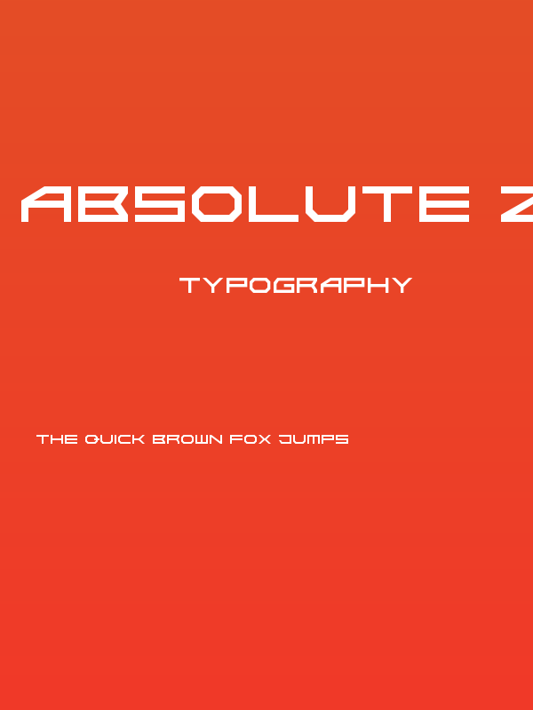 Absolute Zero Poster