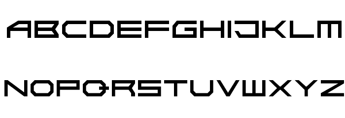 Absolute Zero Font LOWERCASE